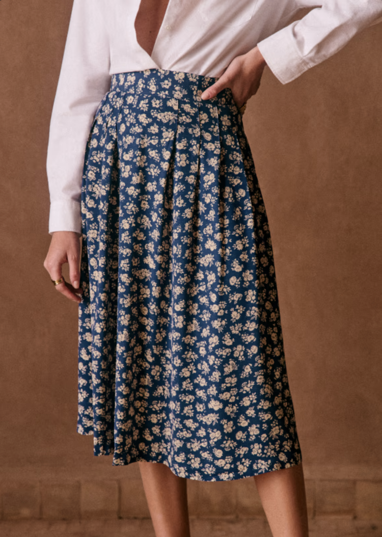 The French Girl Skirt Edit: Sézane Alicia, Tabata, Tan & Clarine